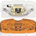 SQUARE CLEARANCE LAMP AMBER