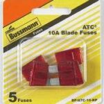 ATC FUSE BP/ATC-10-RP 10 AMP 5 PK