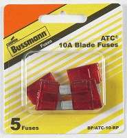 ATC FUSE BP/ATC-10-RP 10 AMP 5 PK