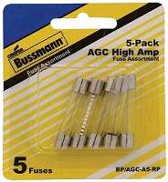 GLASS FUSE ASSORTED 5 PK