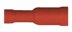 FEMALE BULLET TERMINAL RED 22-18GA