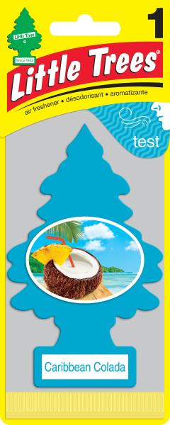 CAR AIR FRESHENER CARIBBEAN COLADA