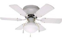 TWISTER CEILING FAN WHITE 30-IN