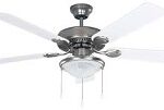 KINCADE CEILING FAN PEWTER 52-IN