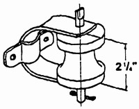 SERVICE WALL BRACKET WITH INSULATOR