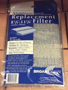 ALUMINUM FILTER RLSM65 8.5X11.25-IN
