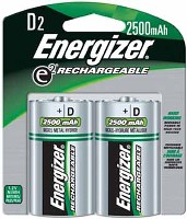D RECHARGEABLE BATTERY 2 PACK