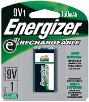 9V RECHARGEABLE BATTERY