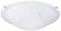 FLUSHMOUNT LIGHT WHITE 12-IN
