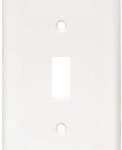 SWITCH PLATE 1 GANG WHITE