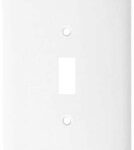 SWITCH PLATE 1 GANG OVERSIZE WHITE