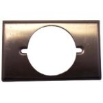 ROUND RECEPTACLE PLATE 2.5-IN