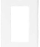 DECORATOR WALL PLATE 1 GANG WHITE