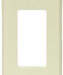 DECORATOR WALL PLATE 1 GANG IVORY