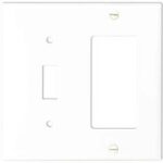 DECORATOR / TOGGLE WALL PLATE WHITE