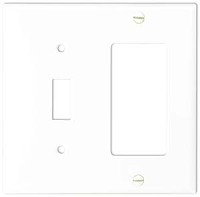 DECORATOR / TOGGLE WALL PLATE WHITE
