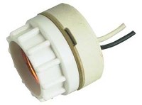 PORCELAIN PIGTAIL LAMP HOLDER