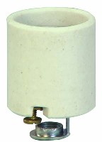 PORCELAIN LAMPHOLDER KEYLESS