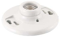 PORCELAIN CEILING LAMPHOLDER