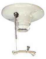 PORCELAIN CEILING LAMPHOLDER