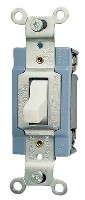 TOGGLE 4-WAY SWITCH 15A WHITE