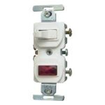 SWITCH /PILOT LITE COMBO 15A WHITE