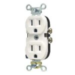 DUPLEX RECEPTACLE 15A WHITE HD