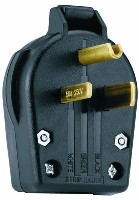 UNIVERSAL ANGLE PLUG 30/50A 250V