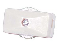 FEED-THROUGH CORD SWITCH WHITE