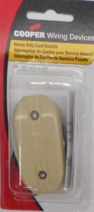 FEED THROUGH CORD SWITCH IVORY