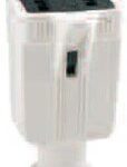SINGLE RUBBER CONNECTOR WHITE 15A