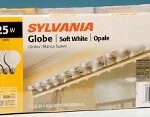 G25 GLOBE BULB CLEAR 40W 3 PACK