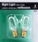 INCANDESCENT NIGHT LIGHT CLEAR 4W
