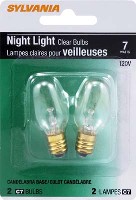 INCANDESCENT NIGHT LIGHT CLEAR 7W