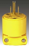 THERMOPLASTIC PLUG 3-WIRE 18-12 AWG