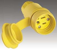 WATER TIGHT CONNECTOR YELLOW 15A