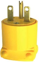 WIRE THERMOPLASTIC 3 PLUG YELLOW