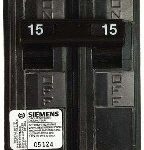 15A 2 POLE BREAKER TYPE Q