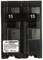 15A 2 POLE BREAKER TYPE Q