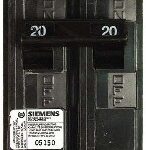 20A 2 POLE BREAKER TYPE Q