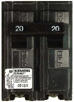 20A 2 POLE BREAKER TYPE Q