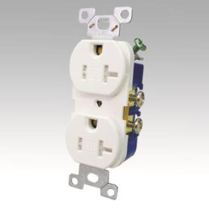 DUPLEX RECEPTACLE 20A WHITE