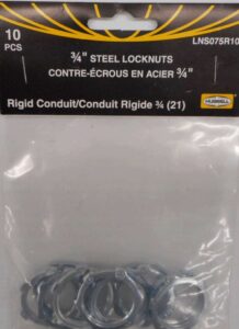 CONDUIT LOCKNUT STEEL 3/4-IN 10 PK