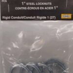 CONDUIT  LOCKNUT STEEL 1-IN 5 PACK