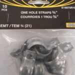CONDUIT STRAP 1 HOLE 3/4-IN 10 PACK