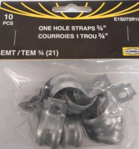 CONDUIT STRAP 1 HOLE 3/4-IN 10 PACK