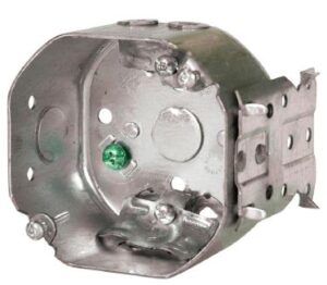 OCTAGONAL OUTLET BOX 4 X 4-IN