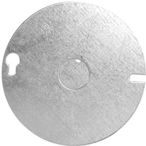 ROUND COVER WITH KNOCKOUT 4-IN