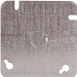SQUARE COVER WITH KNOCKOUT 4-IN