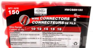 WIRE CONNECTOR RED 150 PACK